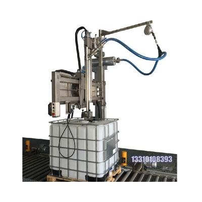 印染助剂灌装机_1000升IBC吨桶重力式灌装机精密灌装一站式解决方案