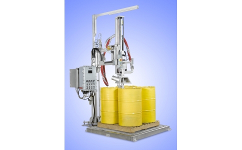 印染助剂灌装机_1000升/IBC/吨桶摇臂式灌装机-一站式解决方案